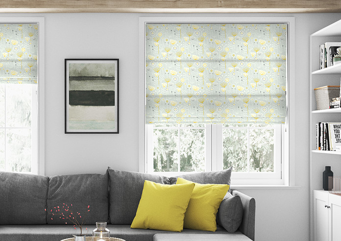 Bergen, Grey - Roman Blind - Image 3